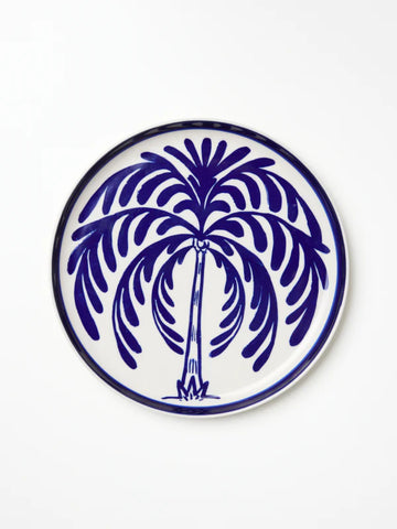 Del Sol Palm Plate - Blue