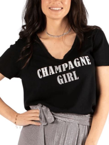 Champagne Girl Tshirt