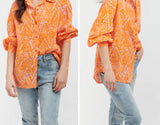 Florentine Shirt in Fresh Orange