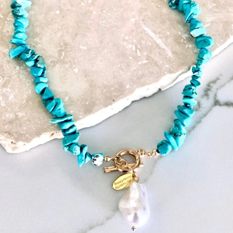 Turquoise Amour Necklace