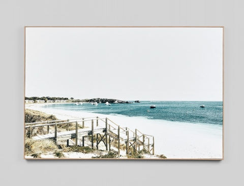Beach Life WA - Framed Canvas Wall Art