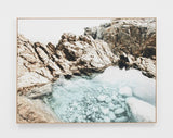 Peninsula Rock Pools - Framed Canvas Wall Art